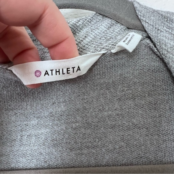Athleta Modal Blend Studio Wrap in Gray size Medium - Picture 7 of 12